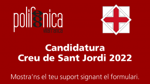 Candidatura Creu de Sant Jordi 2022