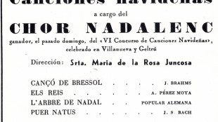 1949 Programa Concert Vilanova