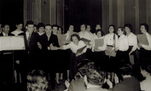 1959. Josep Anton Huguet, Manel Cervera i Maria Rosa Juncosa
